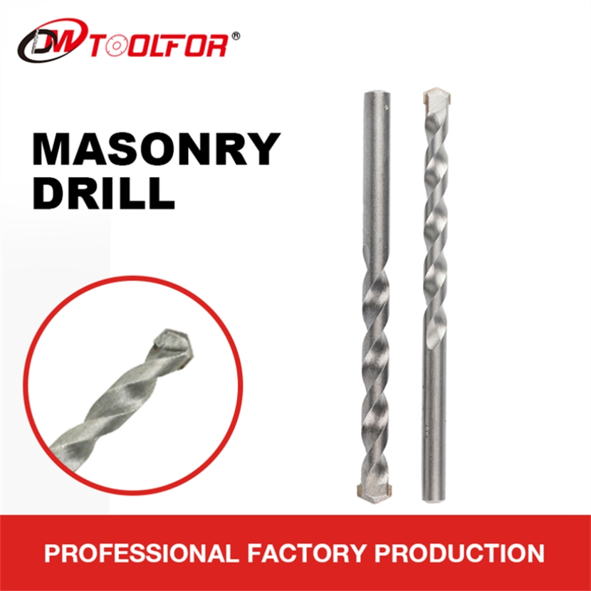 Easy Debris Removal Corrosion Resistance Masonry Drill Bit with Galvanized Surface Finish