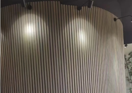 Ocox WPC Outdoor Wood Plastic Composite Co Extruded Great Wall Board Slatted Cladding in Europe