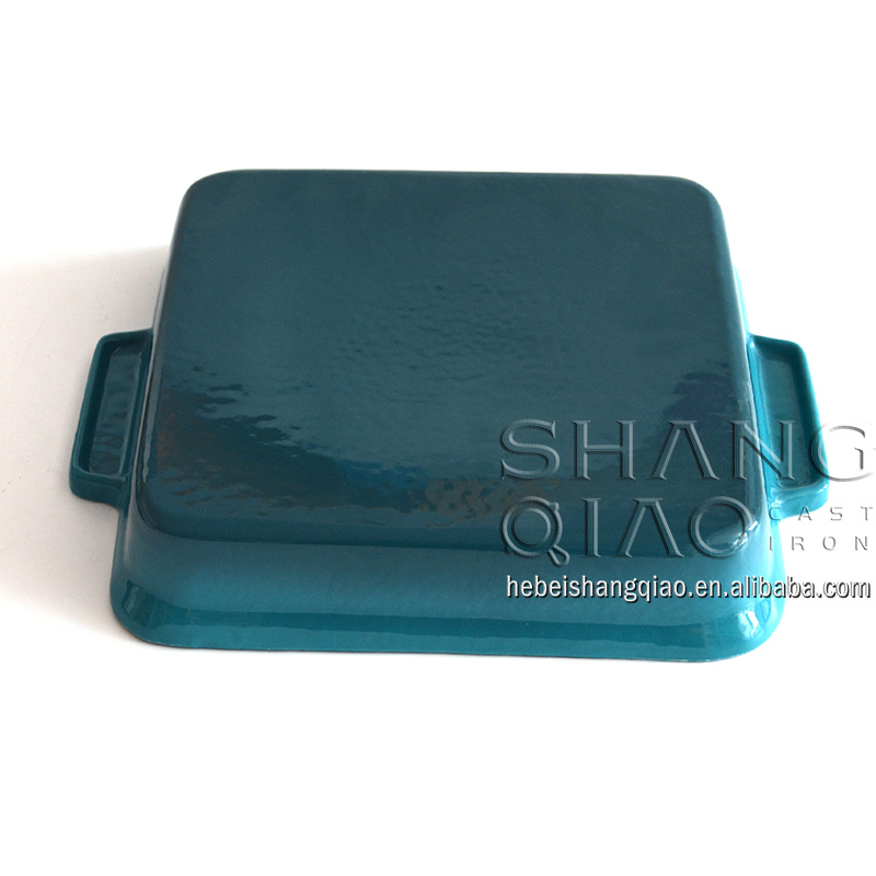 Чугунная эмалированная форма для лазаньи и запекания