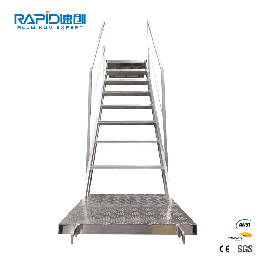 Aluminum Ringlock Scaffold Ladder Metal Steel Scaffolding Accessory