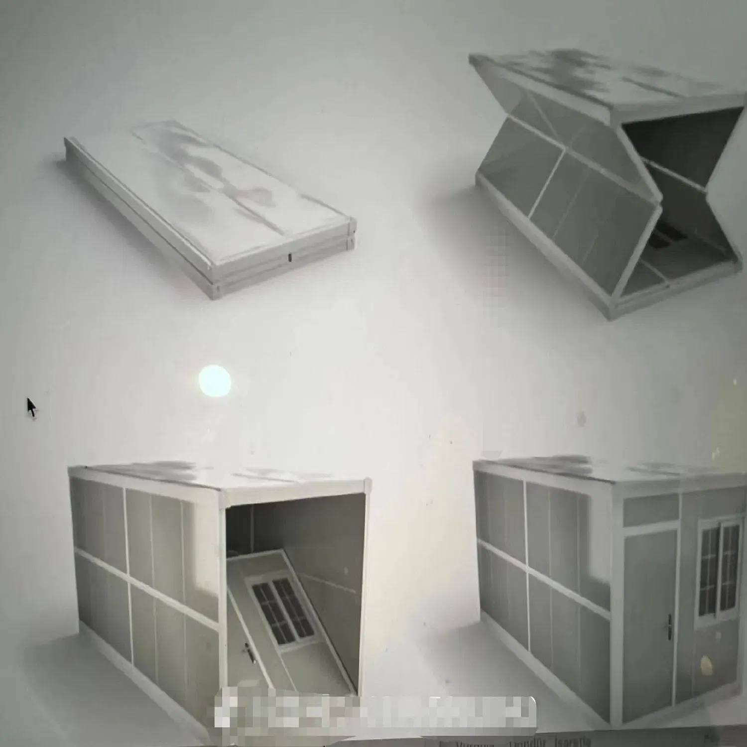 Modern Ready-Made Mobile Houses Are Affordable for Living, Foldable Prefabricated Houses Are Easy to Assemble, and Foldable Container Houses