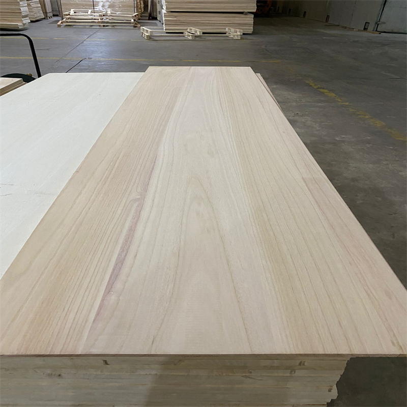 Paulownia Glued Board Furniture Wood Finger Joint Board M3 Price