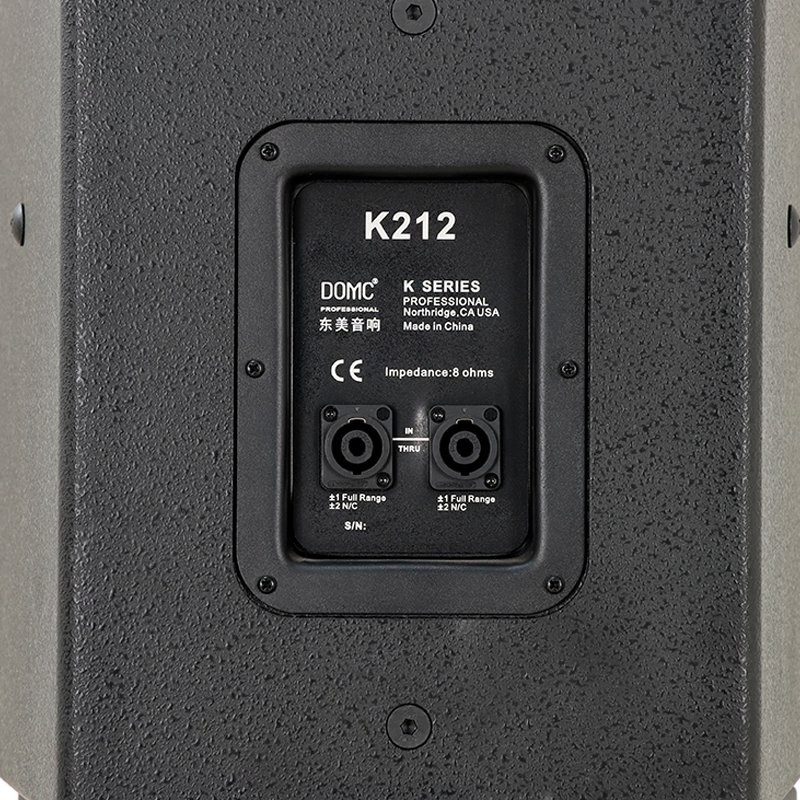 Domc K215 15 Inch Passive Audio Speaker Stage Monitor Outdoor Indoor KTV Club Speaker 500W 47Hz-20kHz Full Range Waterproof 8ohm Professional Speaker