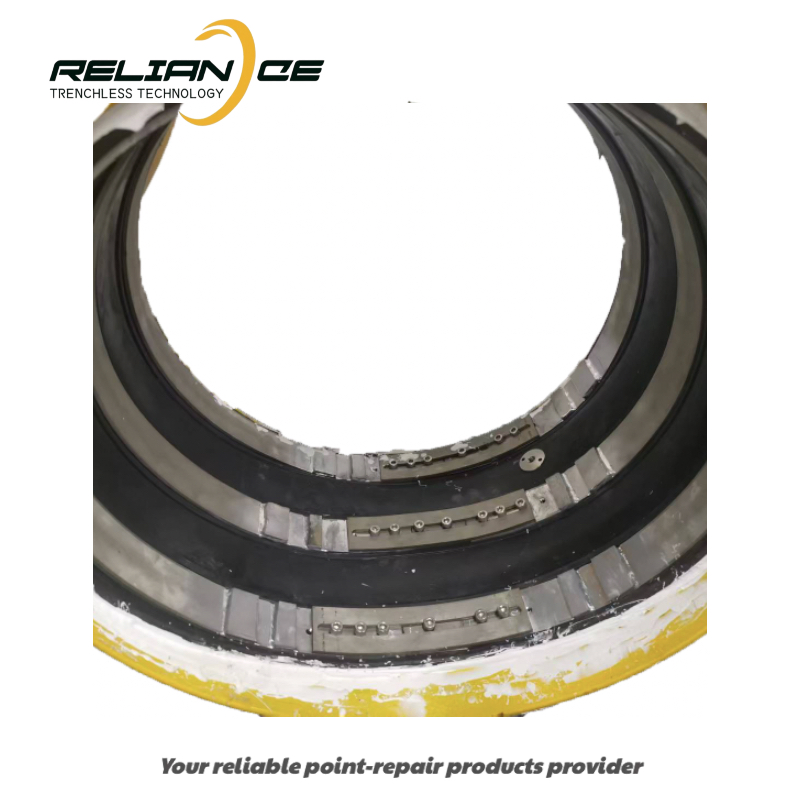 Non-Dig Pipe Rehabilitation Internal Pipe Joint Seal for Trenchless Sewer Restoration