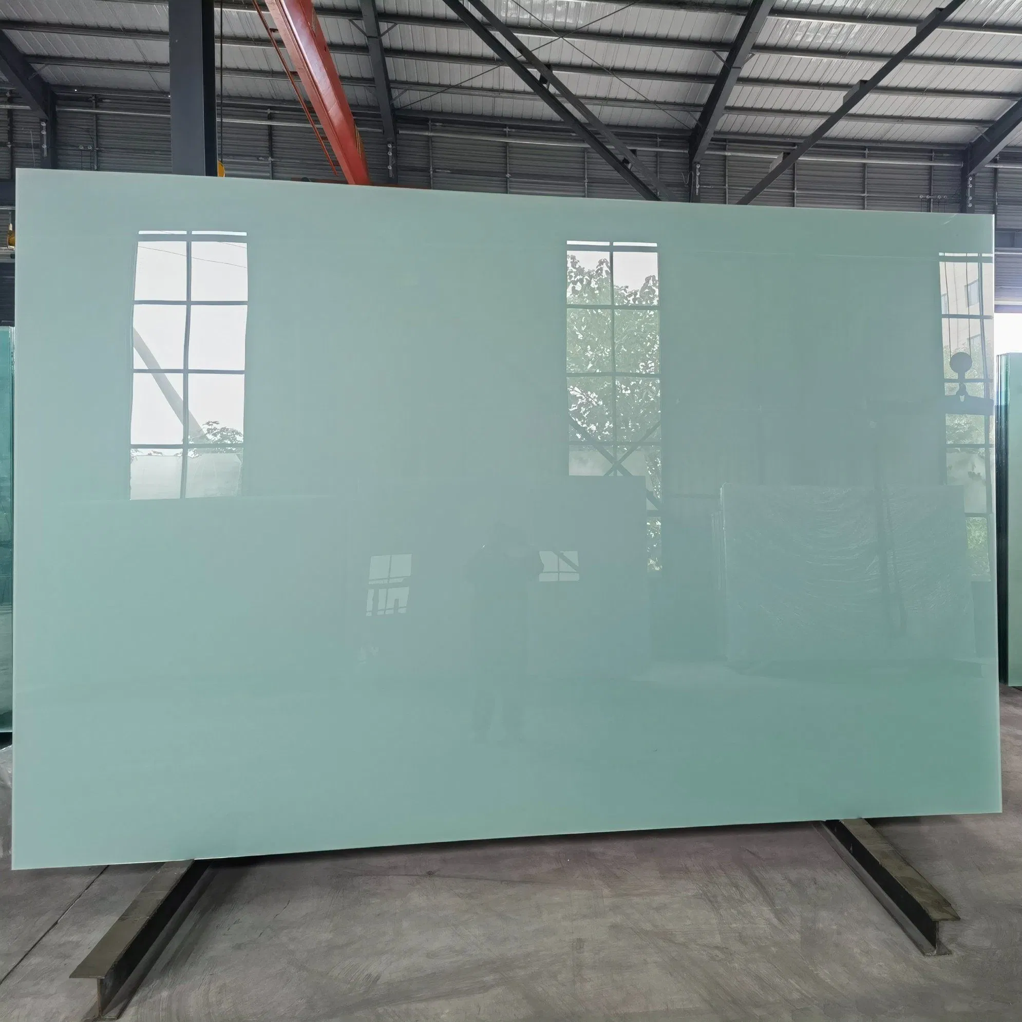 3mm-12mm Acid Etched Glass, Frosted and Patterned Optional, Decorative Glass CE Certified