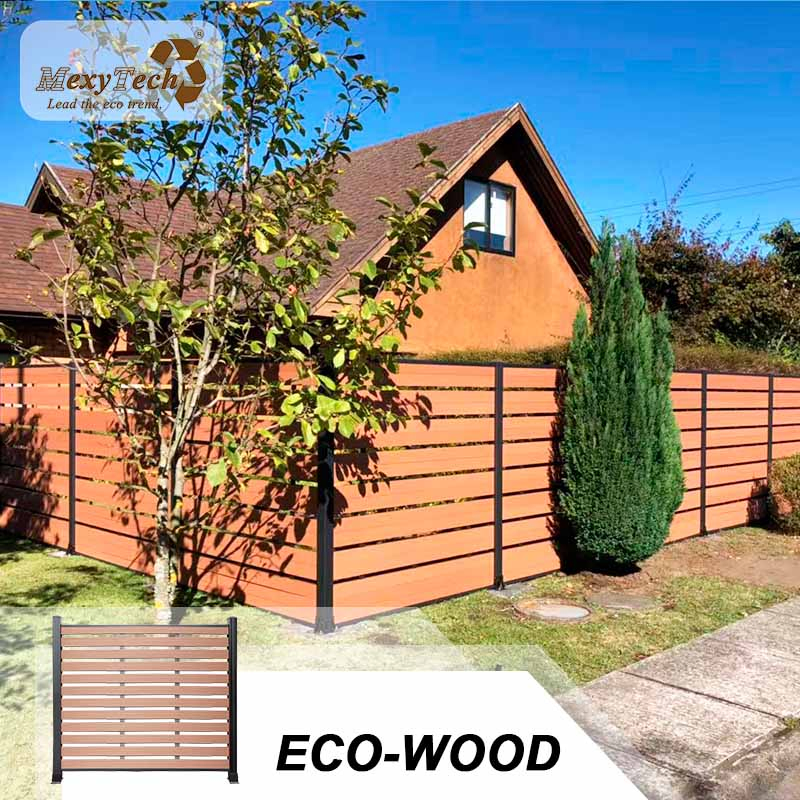 Wood Plastic Composite Wood Outdoor Fence Handrail and Railings