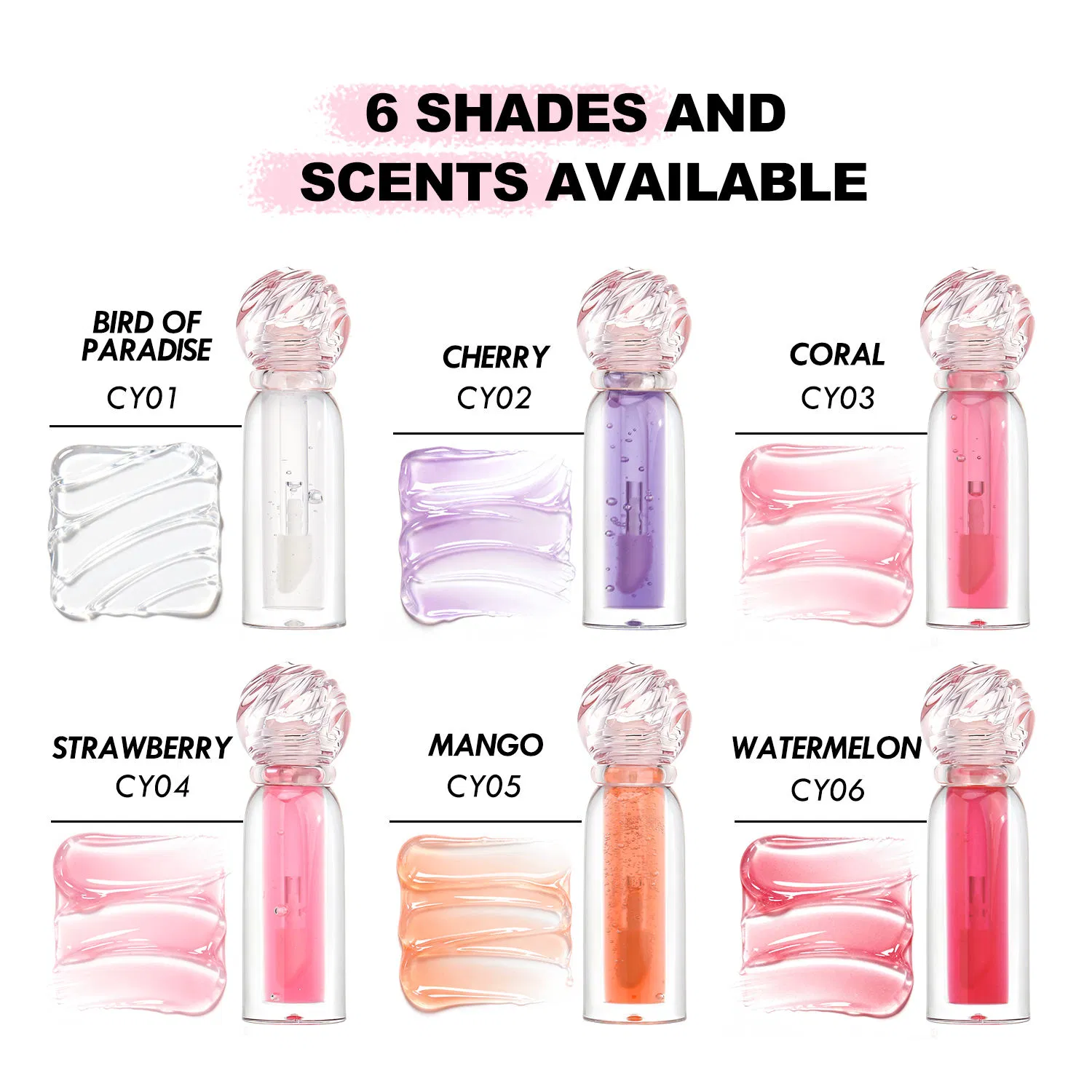Strawberry Watermelon Mineral Moisturizing Nourishing Lip Oil All Skin Types Lip Oil