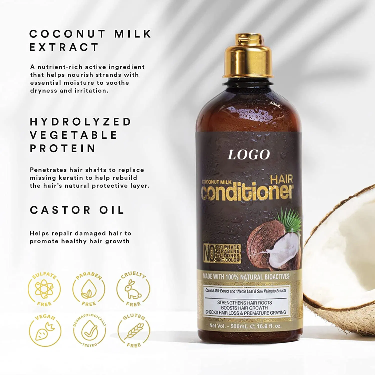 Beauty Cosmetics Hair Care Hair Repair Nourish and Moisturize Coconut Milk Conditioner