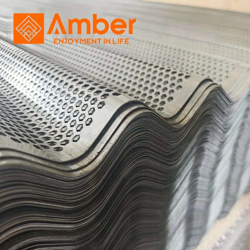 5mm Hexagon Hole Honeycomb Aluminium Metal Corrugated Perforated Sheet