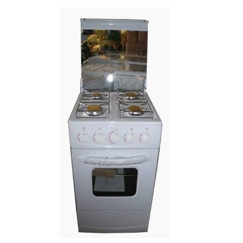 Free Standing Gas Oven with Four Burners Gas Stove