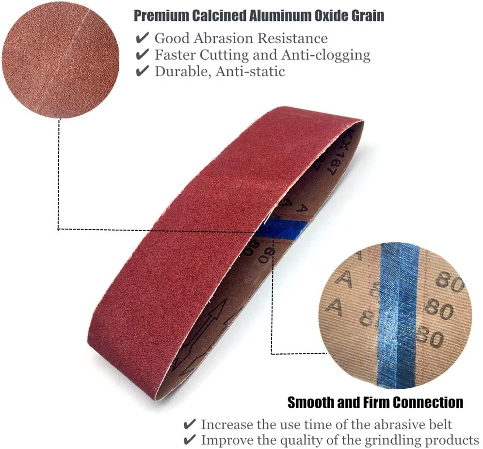 Abrasive Aluminum Oxide Sanding Belt for Metal and Wood Furniture