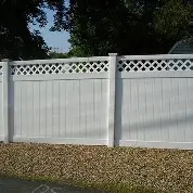 Customized High Strength Natural 6FT Outdoor Garden Privacy PVC Fence Panel with Gate Fence Post