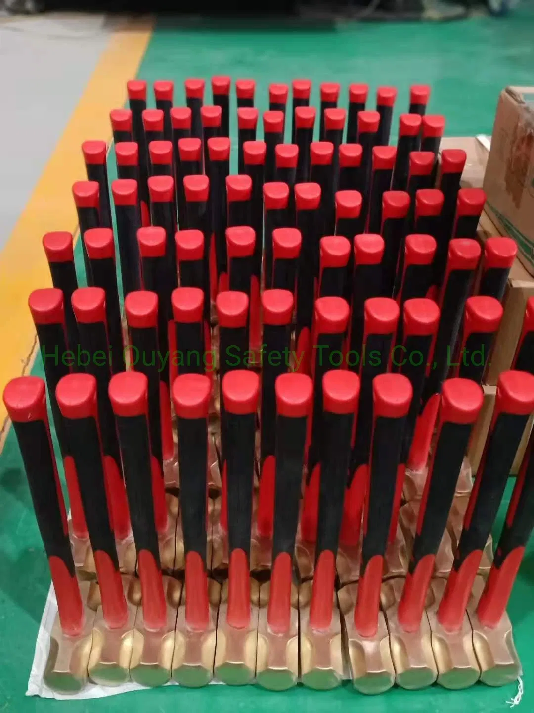 Non-Sparking Sledge Hammer, 2000g, Fiberglass Handle, Atex