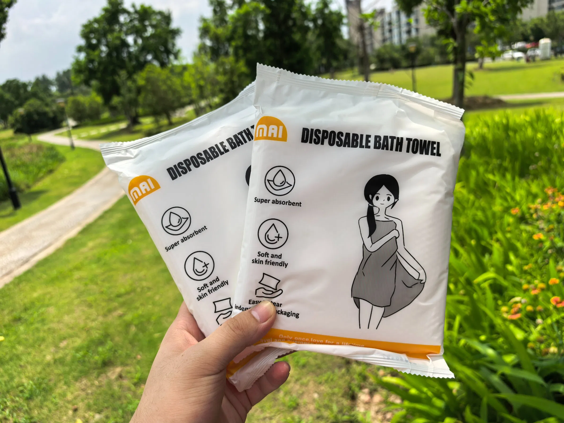 Disposable Shower Dry Towel Bath Towel Disposabletowels for Hair Salon