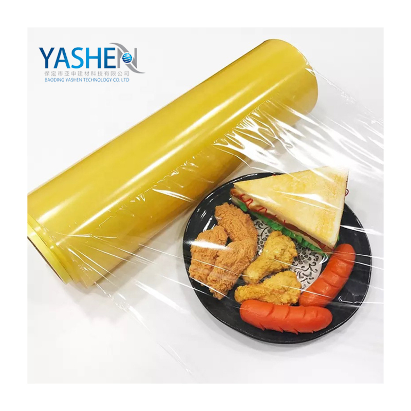 High Elasticity PVC Cling Film Tightly Wraps Without Curling Edges