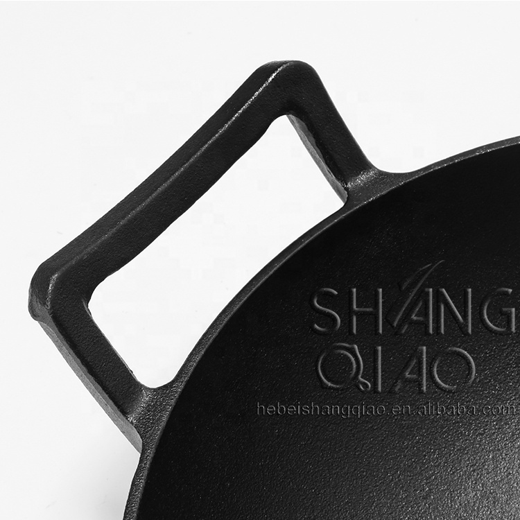 Чугунный вок с антипригарным покрытием, 36 см