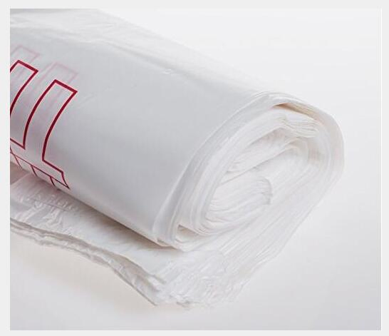 Plastic T-Shirt Vest Handle Bag Roll for Garbage