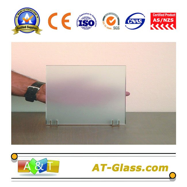 10mm Acid Etched Glass Frosted Glass for Bathroom Furniture Door Window