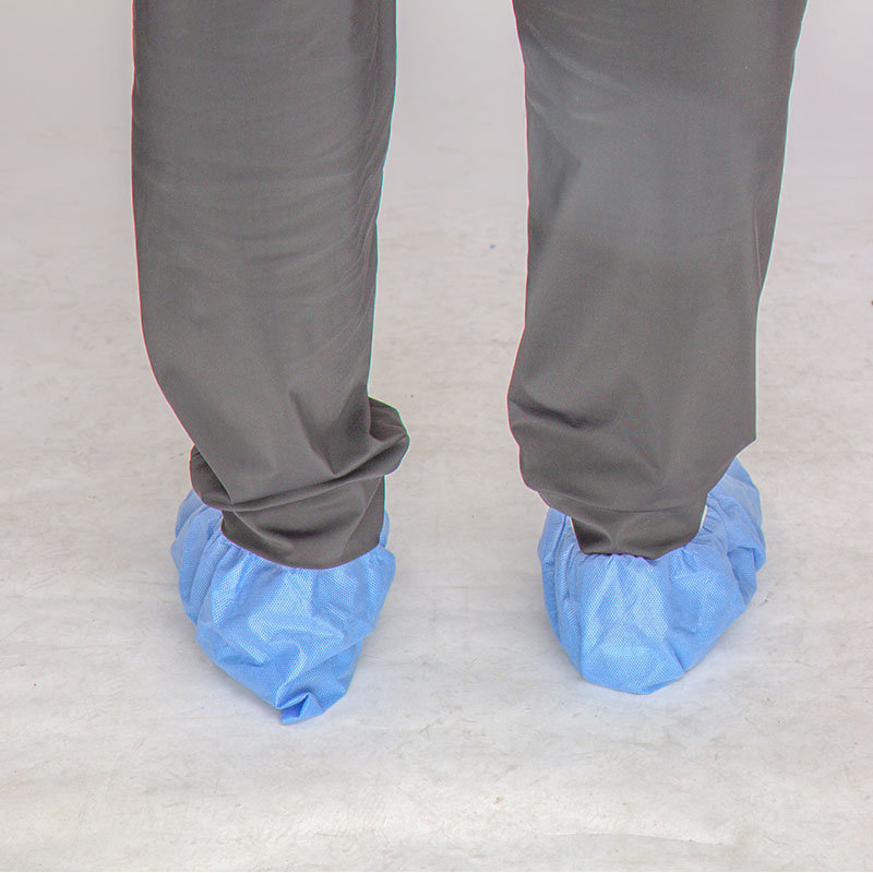 Shoe Covers Protective PP Anti Skid Disposable Non Woven Waterproof 2 Years Class I