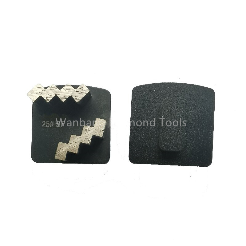 Алмазные сегментные шлифовальные колодки Redilock Zigzag