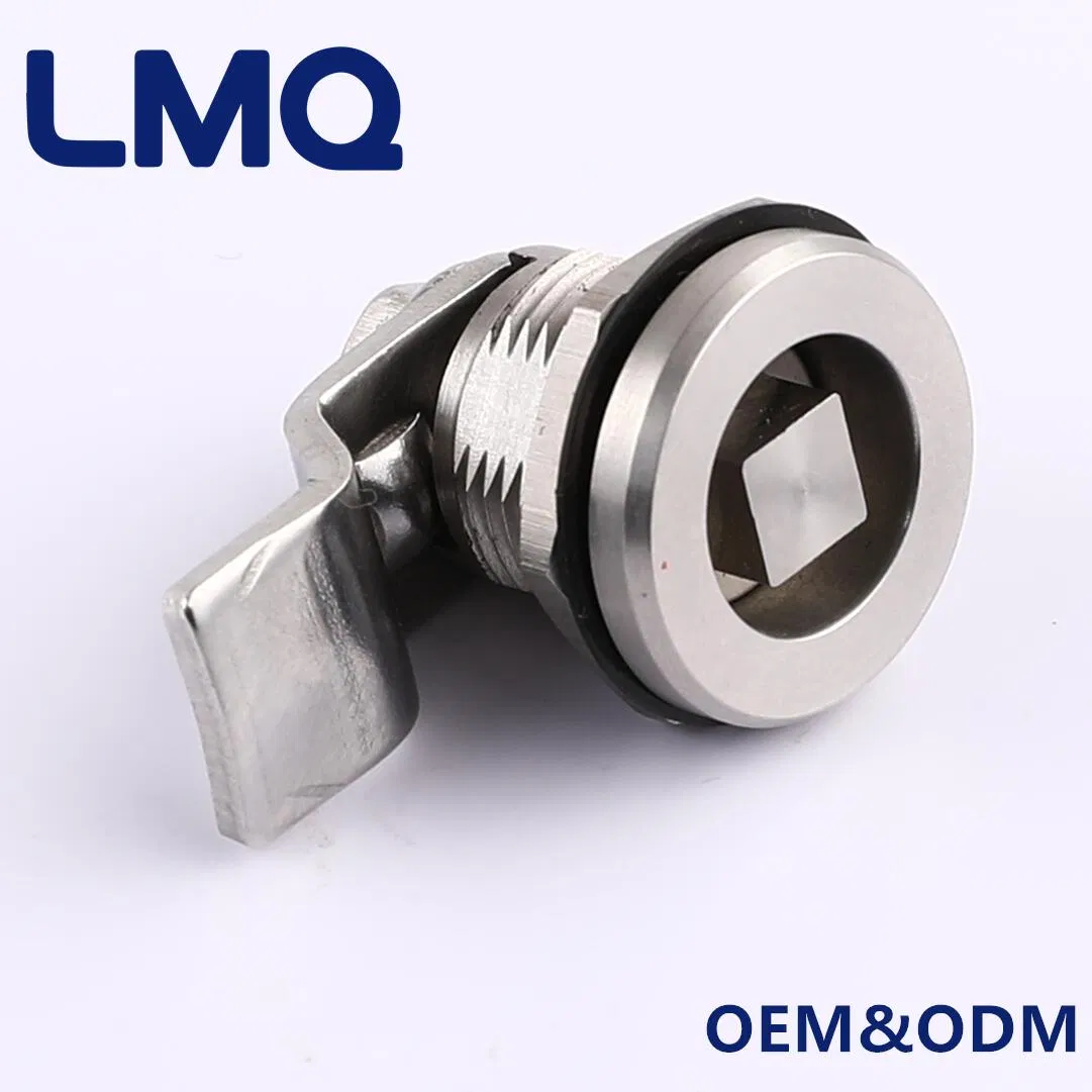 304 Stainless Steel Quarter Turn Square Lock Cam Lock for Electrical Appliances