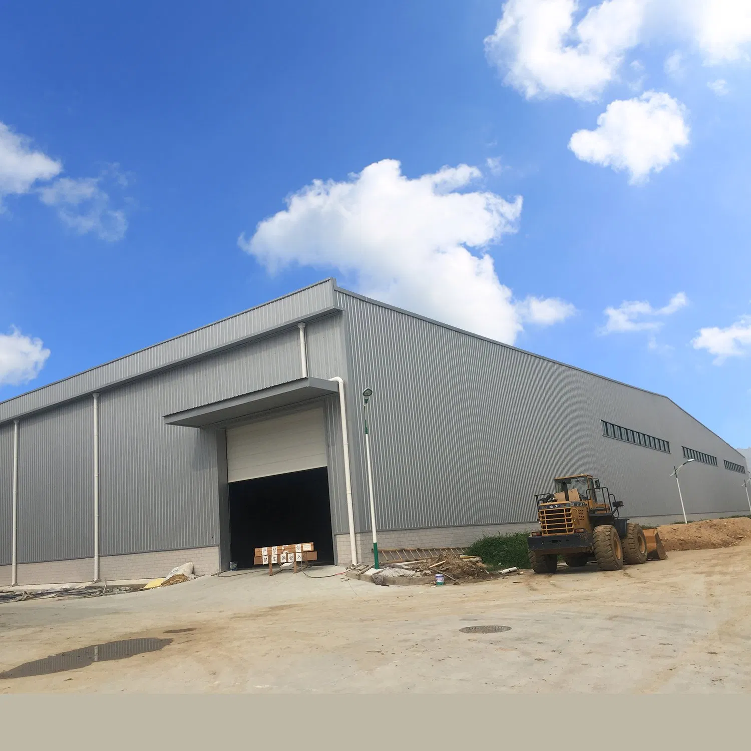 Affordable Modular Steel Garage with Integrated Office Space