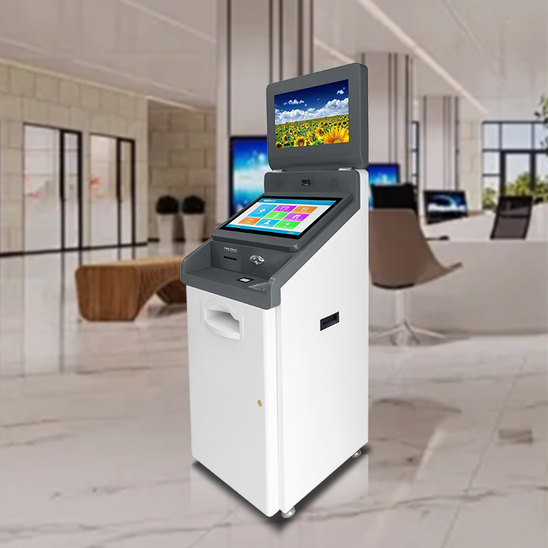 High-Speed Self-Service Print Kiosk with Dual 21.5inch LCD Screens