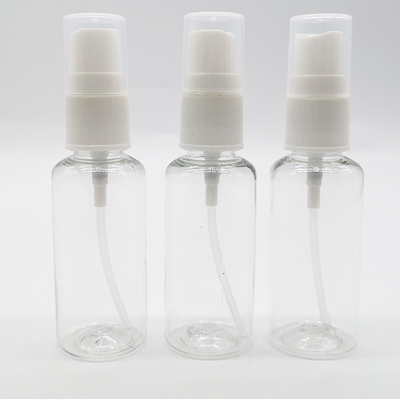Empty Plastic Transparent Refillable Fine Mist Spray Bottle, Clear Empty Spray Bottles Plastic Refillable Cosmetic Container Wbb13323