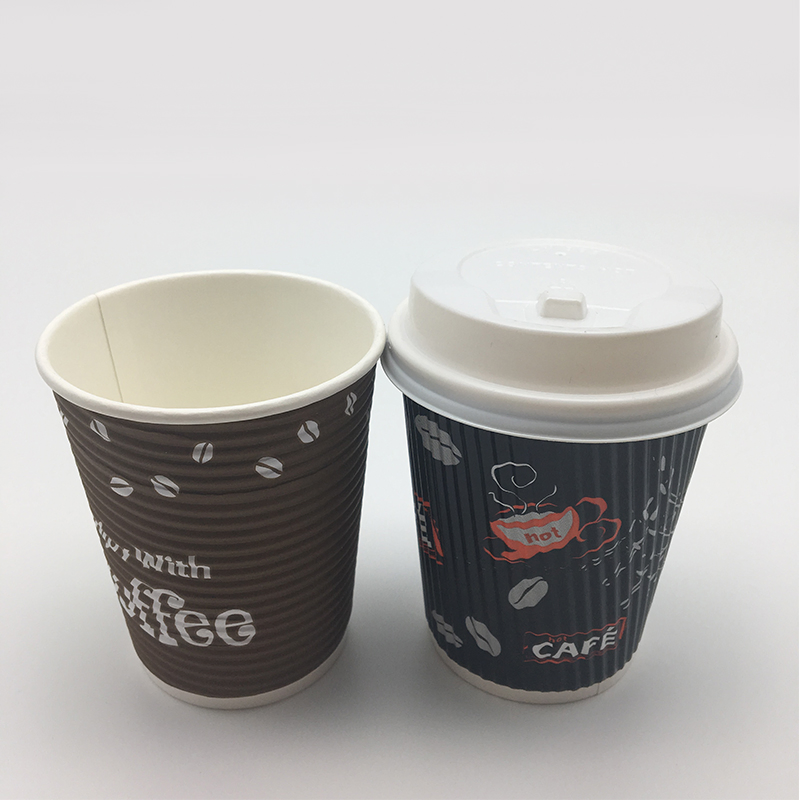 Food Grade Disposable Coffee Paper Glass for Hot Beverage