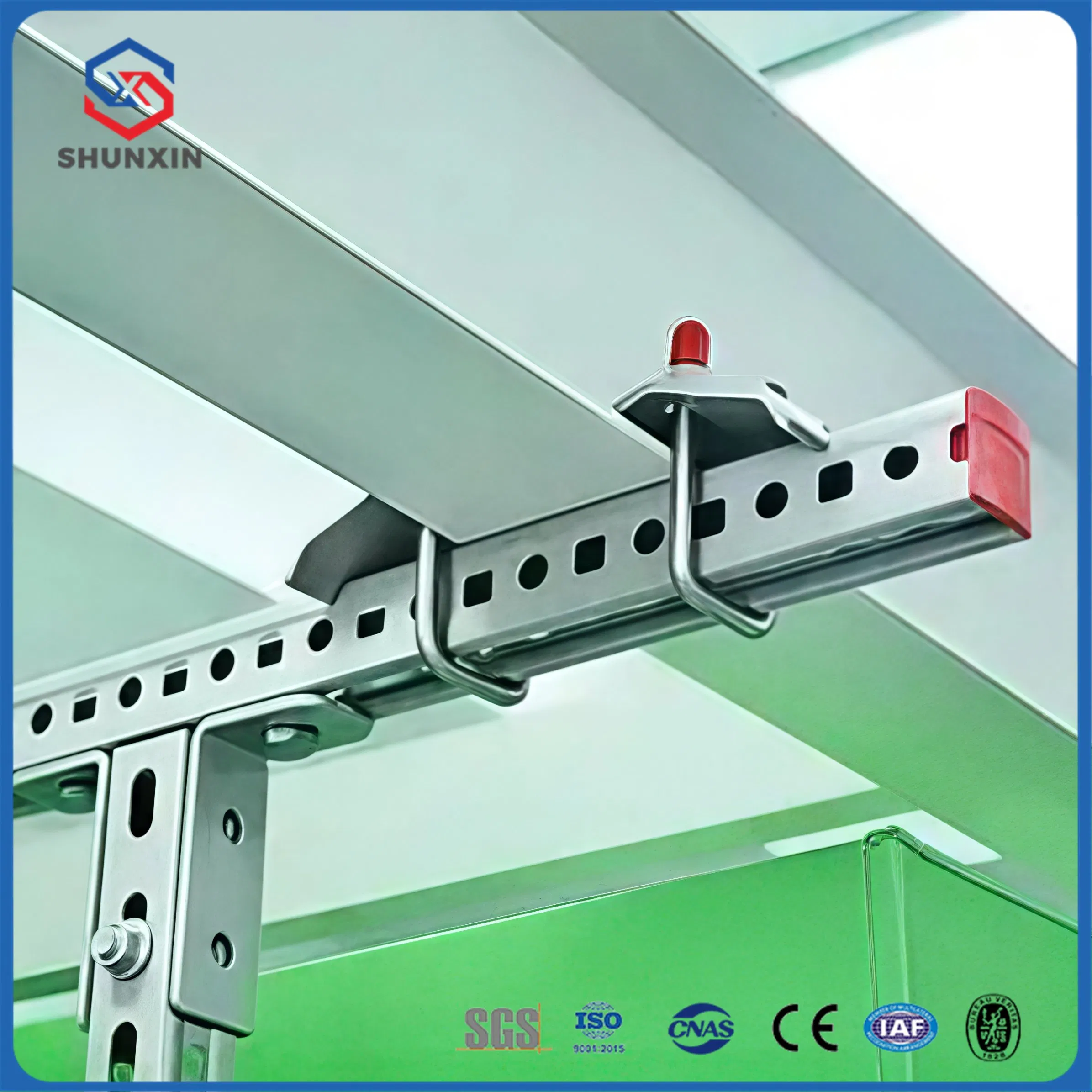 Hot DIP Galvanized Seismic Stabilizer Bracket Explosion-Proof and Fireproof for C-Pillar Channel