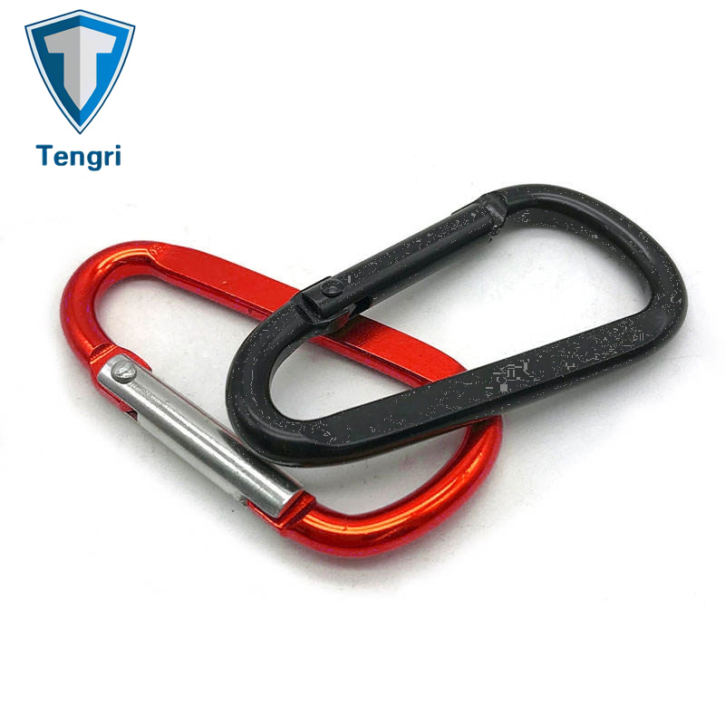 Tengri Aluminum Carabiner Hooks for Climbing Shape Carabiner Hook Shaped Snap Hook