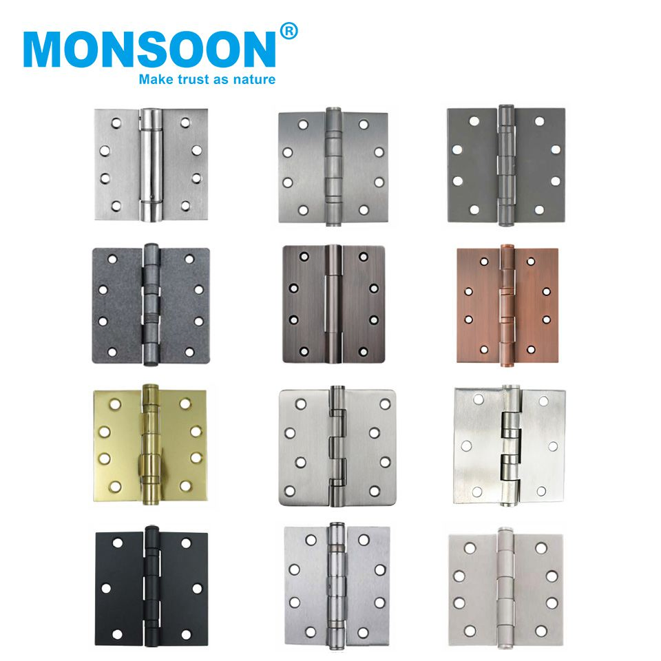 Hardware Door Accessories Heavy Duty Gate Corner Flush Cabinet Stainless Steel Lash 180 Degree Hidden Ball Bearing Wooden Door Hinge