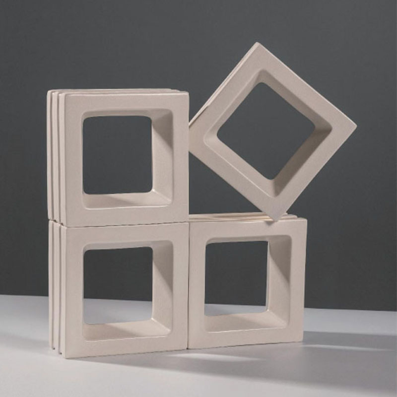 Ceramic Garden Hollow Brick 3D Outdoor Partition Wall House Decoration Interior Living Room