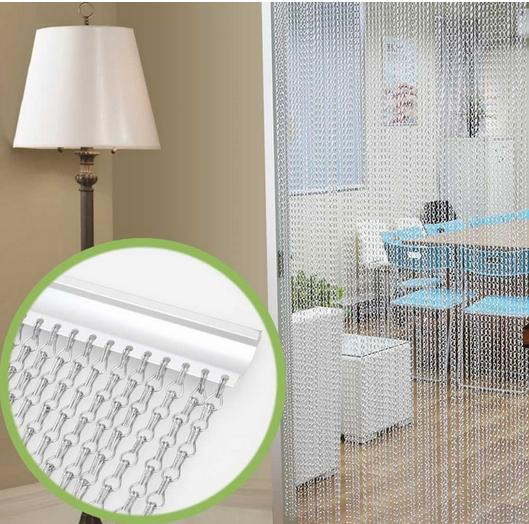 Metal Chain Link Mesh Curtains for Living Room