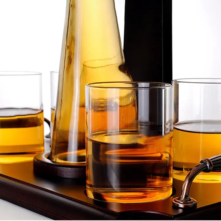 Hot Sale Crystal Glass Gun Whiskey Decanter for Liquor Whiskey Vodka