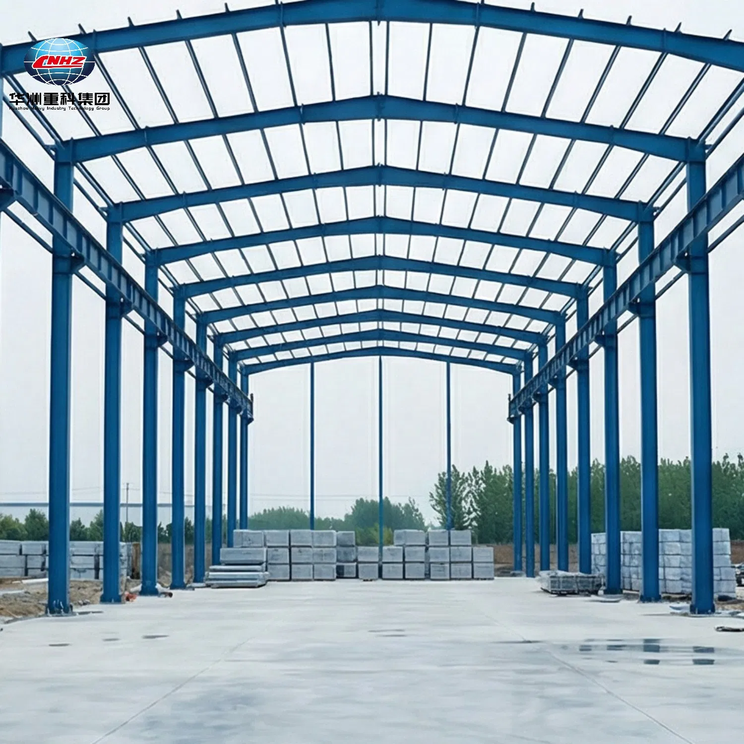 Industrial Prefab Metal Q345b Steel Shed Warehouse Steel Structure Hotel/Apartment Building