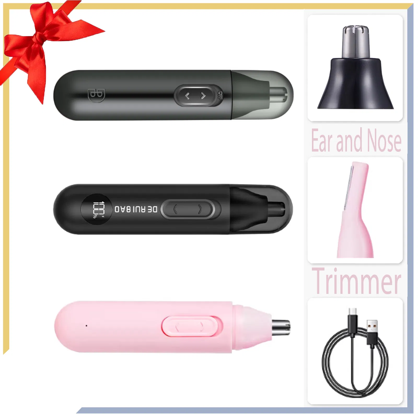 Aerospace Grade Aluminum Housing Nose Hair Trimmer