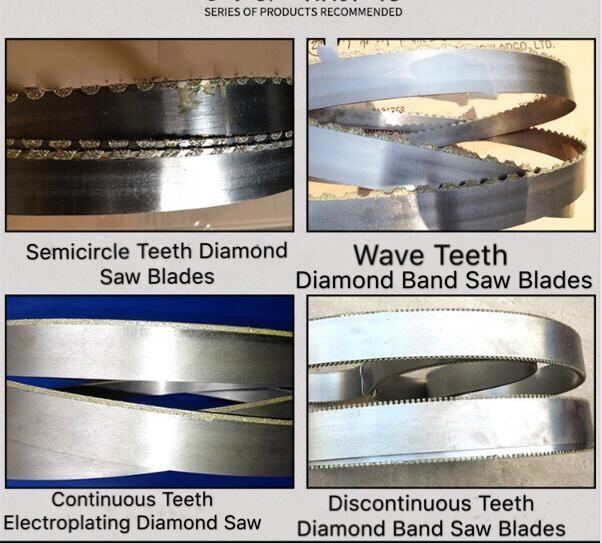 Алмазная ленточная пила для резки металла и графита