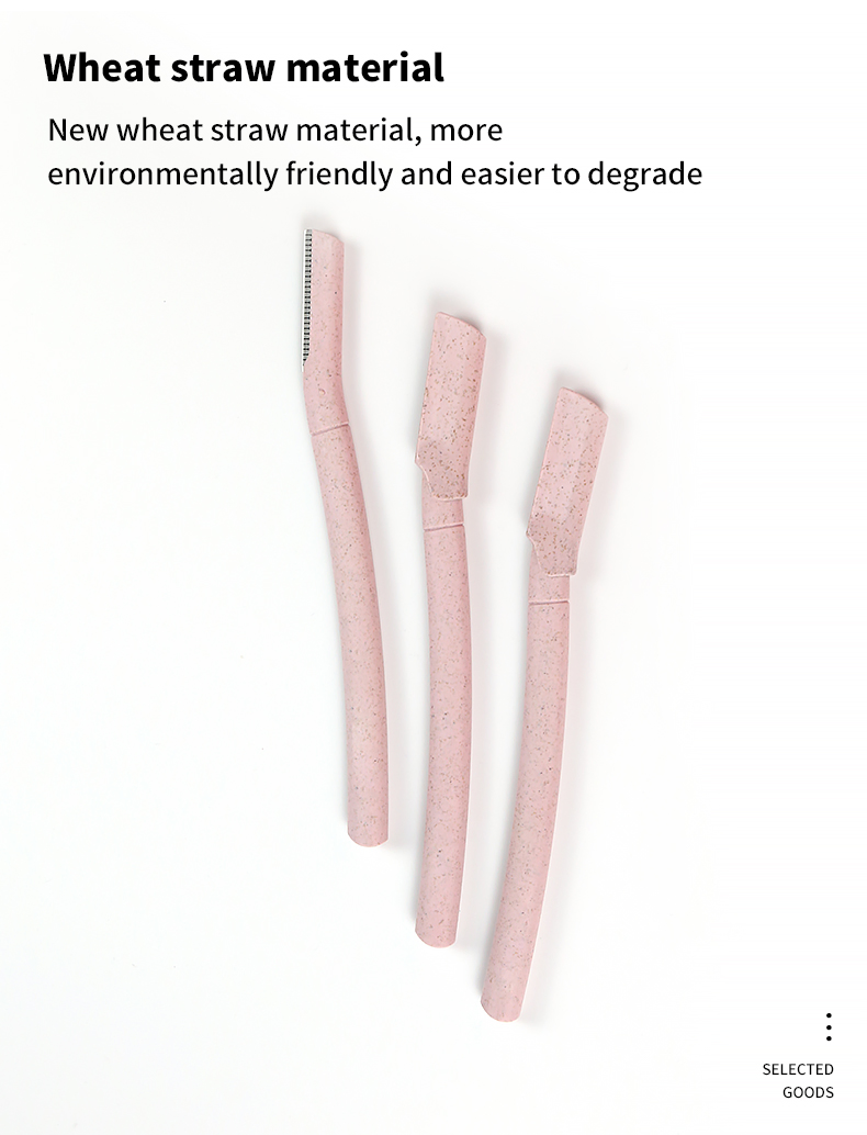 Cosmetics Eyebrow Razor Biodegradable Eco-Friendly Beautiful Fashion