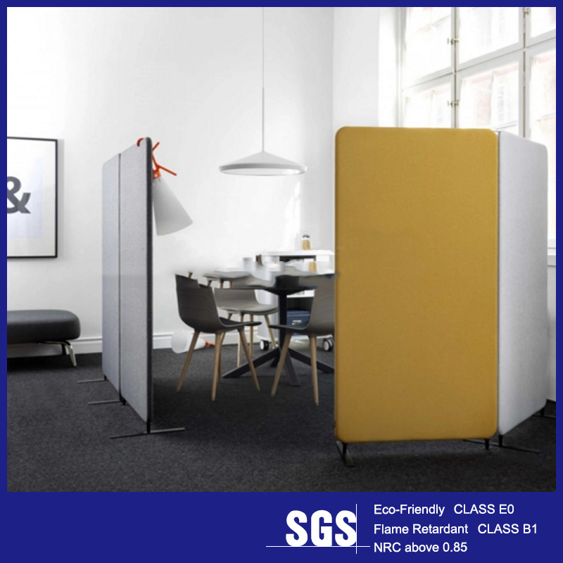 Decorative Movable Soundproof Wall Board Polyester Acoustic Panels Office Furniture Partition