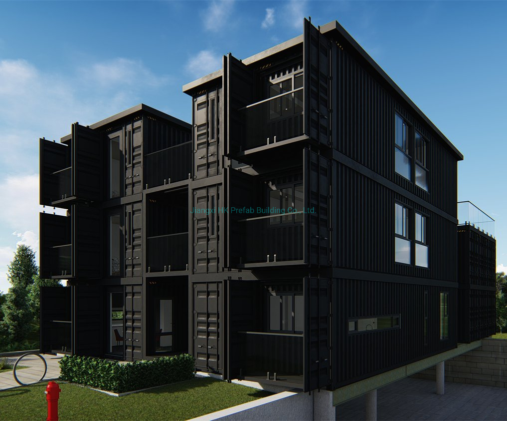 Eco-Friendly Modular Prefab Prefabricated Container Building /Apartment /House.