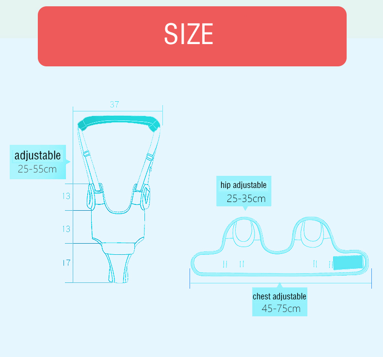 Multiple Reclining Positions for Growing Infants Toddler Walking Assistant