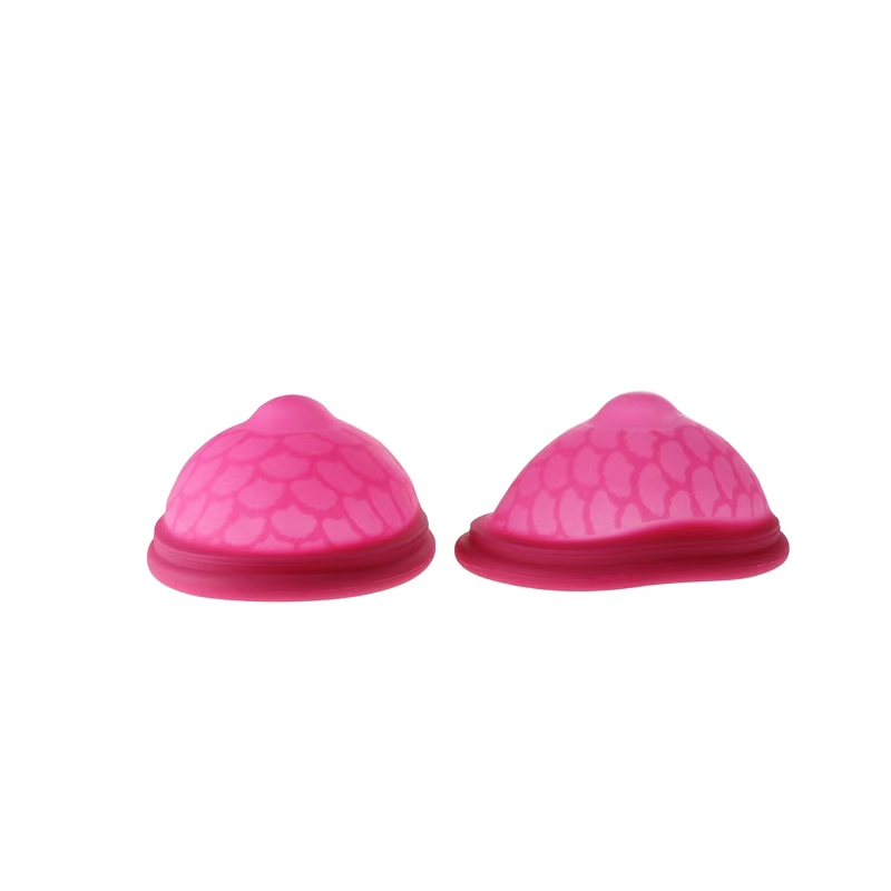 Medical Grade Reusable Women Pink Silicone Menstrual Disc
