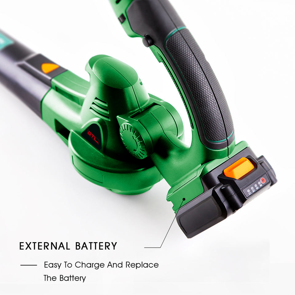 20V Lithium Household Electric Air Blower Cordless Leaf Blower with Copper Motor and Variable Speed (CDBL006)