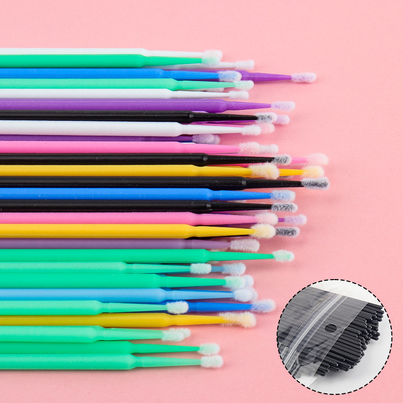 New Products Wholesale Eyelash Extensions Makeup Remover Nano Cotton Swab
