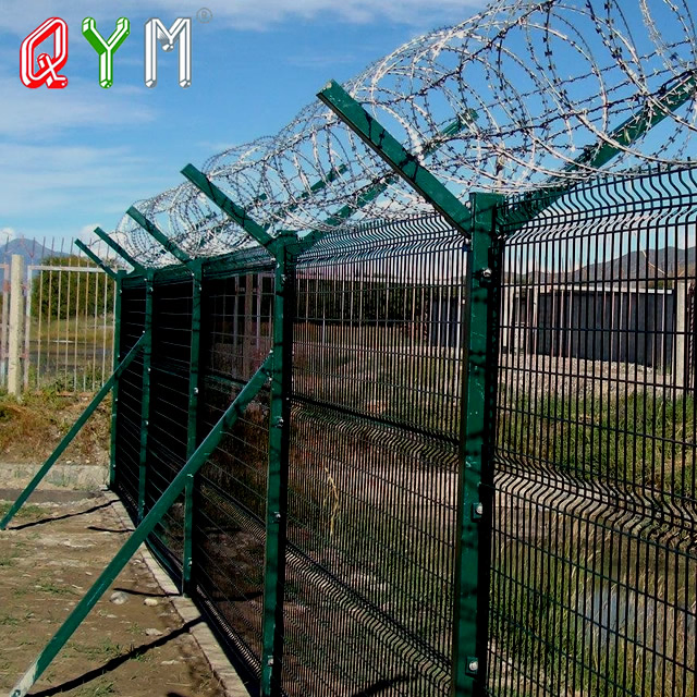 High Security Airport and Prison Barbed Wire Fence Panel