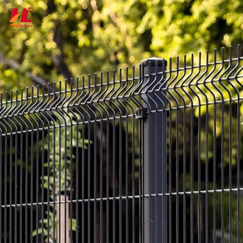 Elegant Three Dimensional Curved Bend Fencing Panels for Enhancing Garden Security and Ornamental Iron Fencing