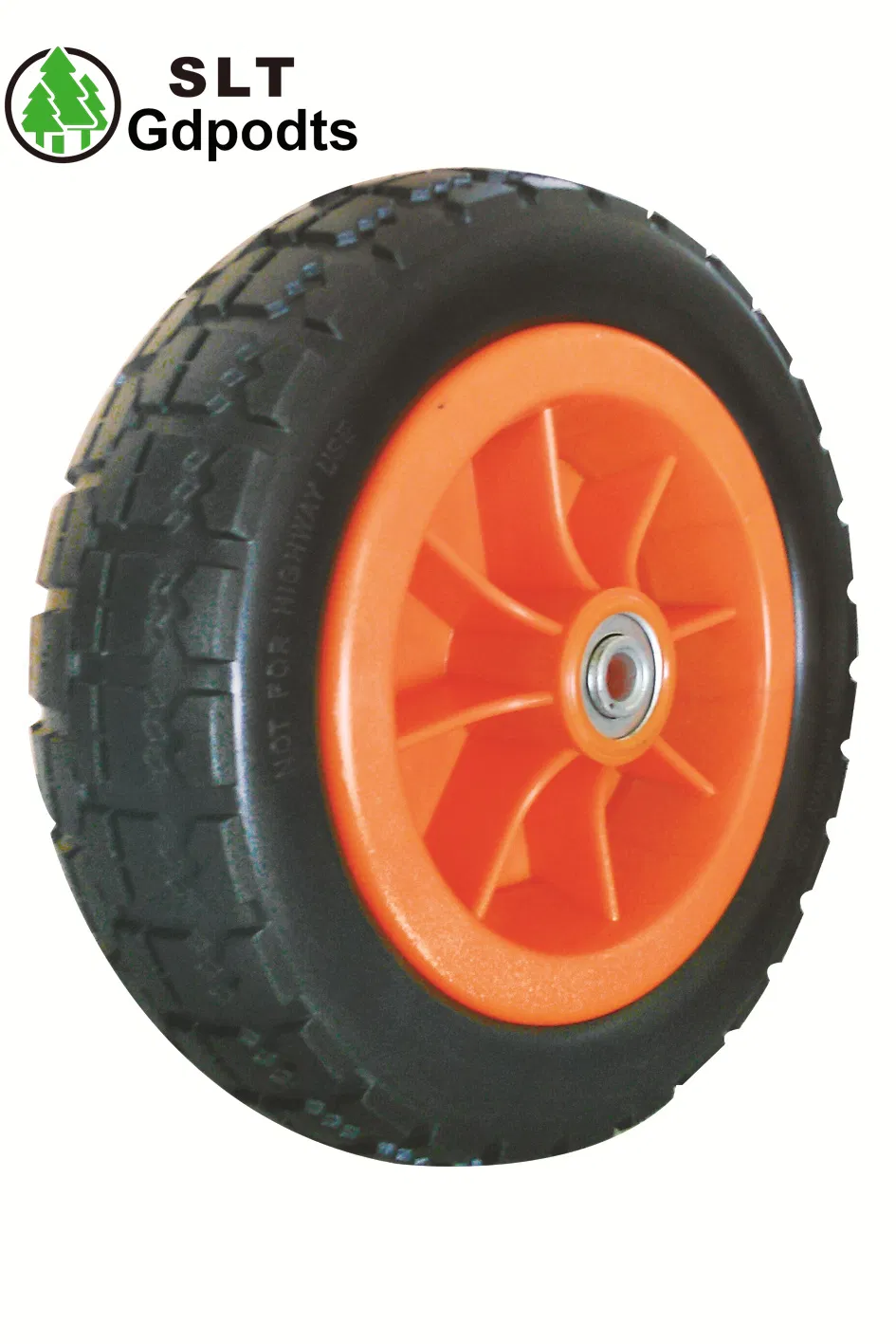 10X350-6 Wheelbarrows Wheels PU Foam Wheels Tool Cart Wheels Trailer Wheels Hand Truck Wheels