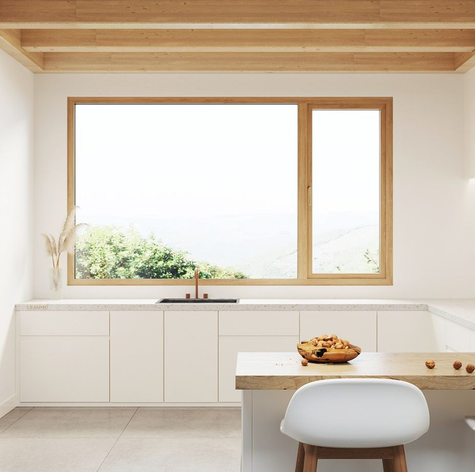 Hot Selling Soundproof Glass Thermally Broken Aluminum Casement Window with Folding Screen