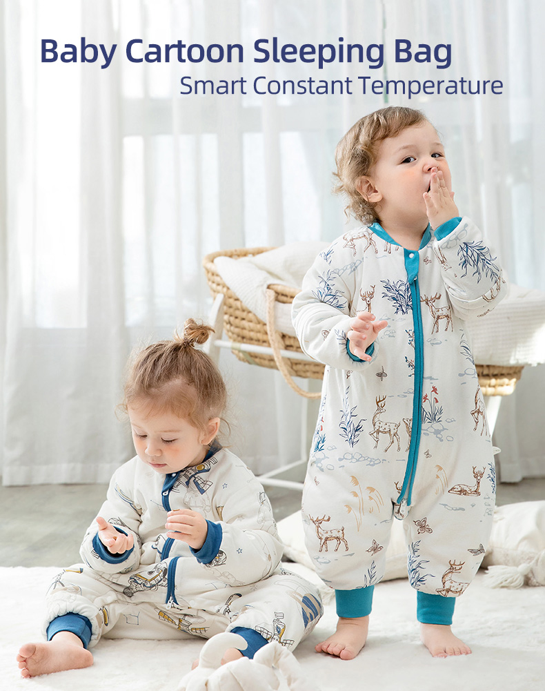 High Quality 1.0 Tog Baby Sleeping Bag Wearable Organic Cotton Toddler Blanket